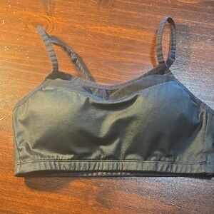 Womens Moving Comfort Black Sports Bra In Size Medium